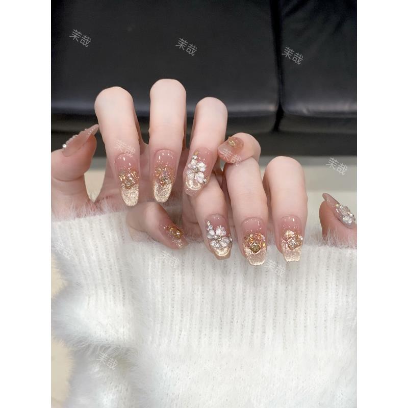 茉哉【花样年华】纯手工定制拆卸穿戴甲A4456
