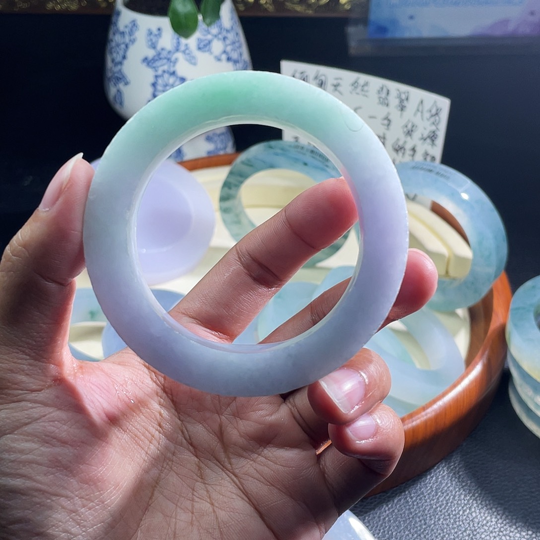 定制翡翠未镶嵌缅甸天然翡翠A货56-59