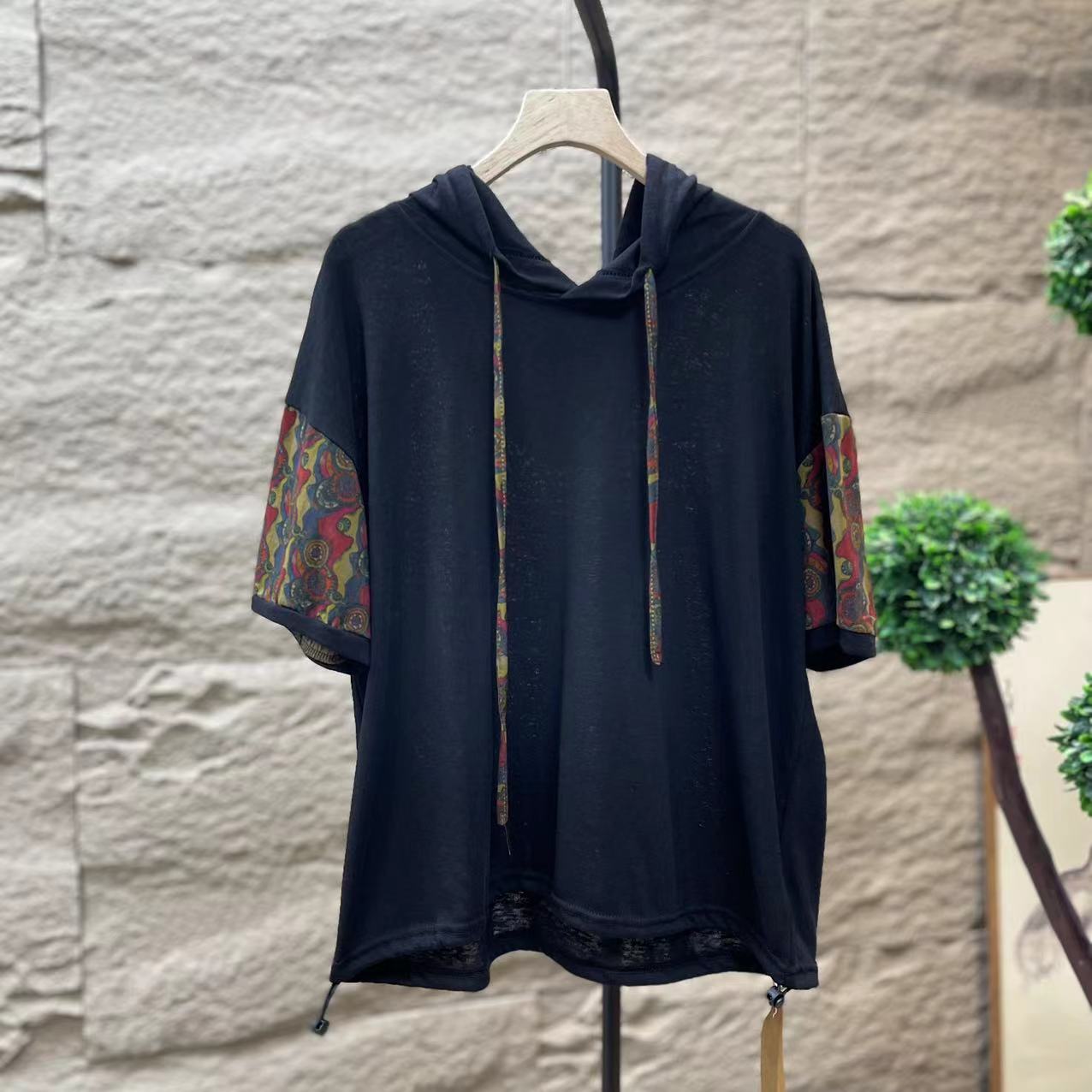 9378新款春夏休闲减龄印花显瘦百搭上衣T恤