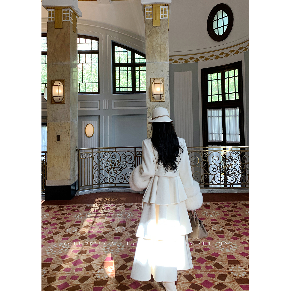 YOLI张宥利 “首尔富小姐” 羊毛毛呢外套