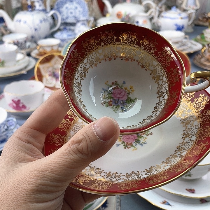 中古欧瓷雅致小房子