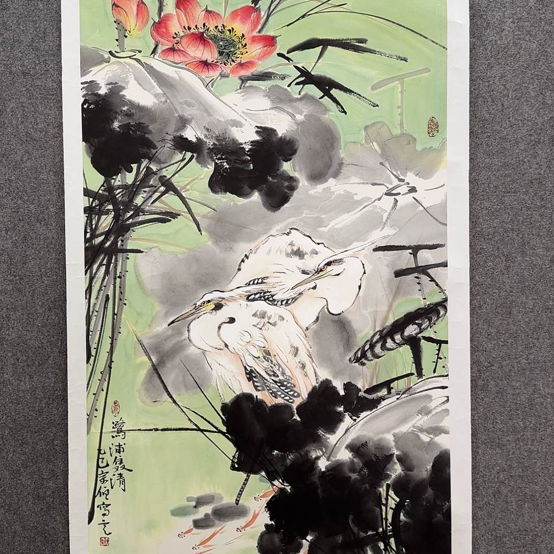 国画谢宗伯老师手绘作品