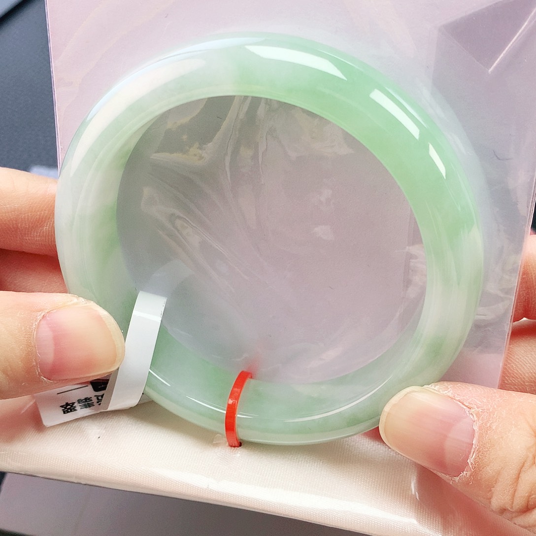 未镶嵌手镯翡翠56圈