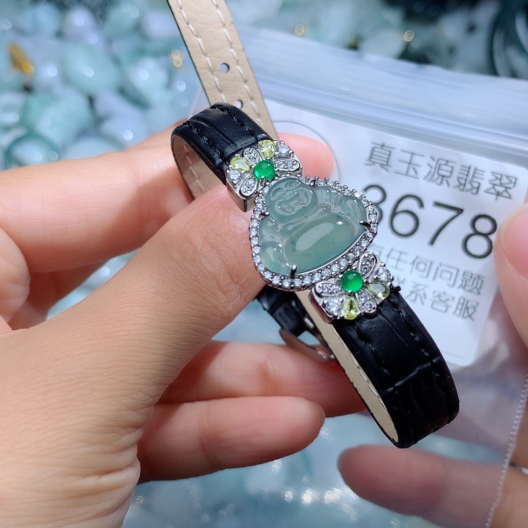 翡翠颈饰未镶嵌3678，