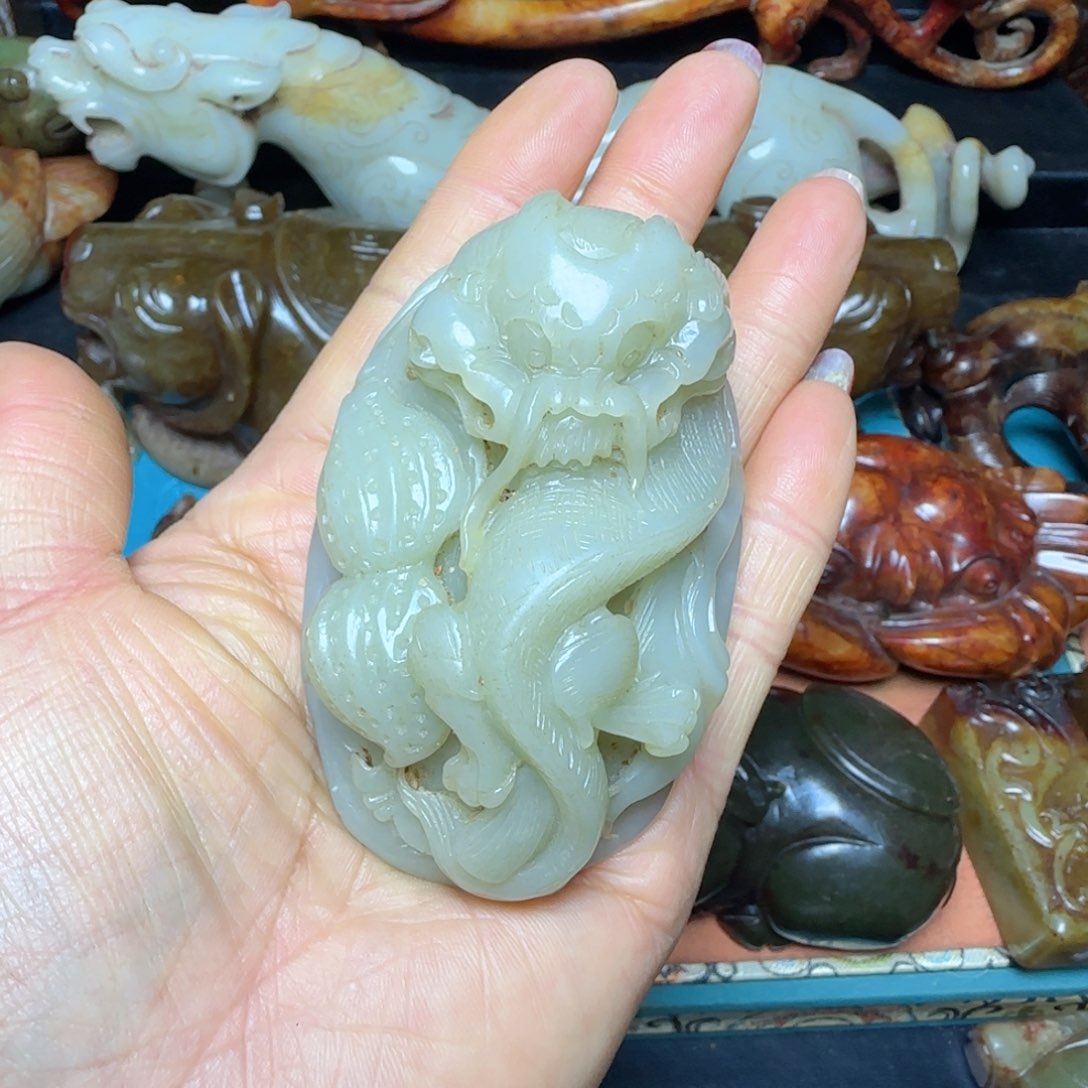 和田玉把件未镶嵌