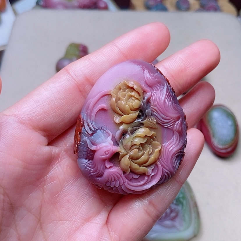 【闪购商品】未镶嵌玛瑙/玉髓珠宝半成品无***3盐源玛瑙定制