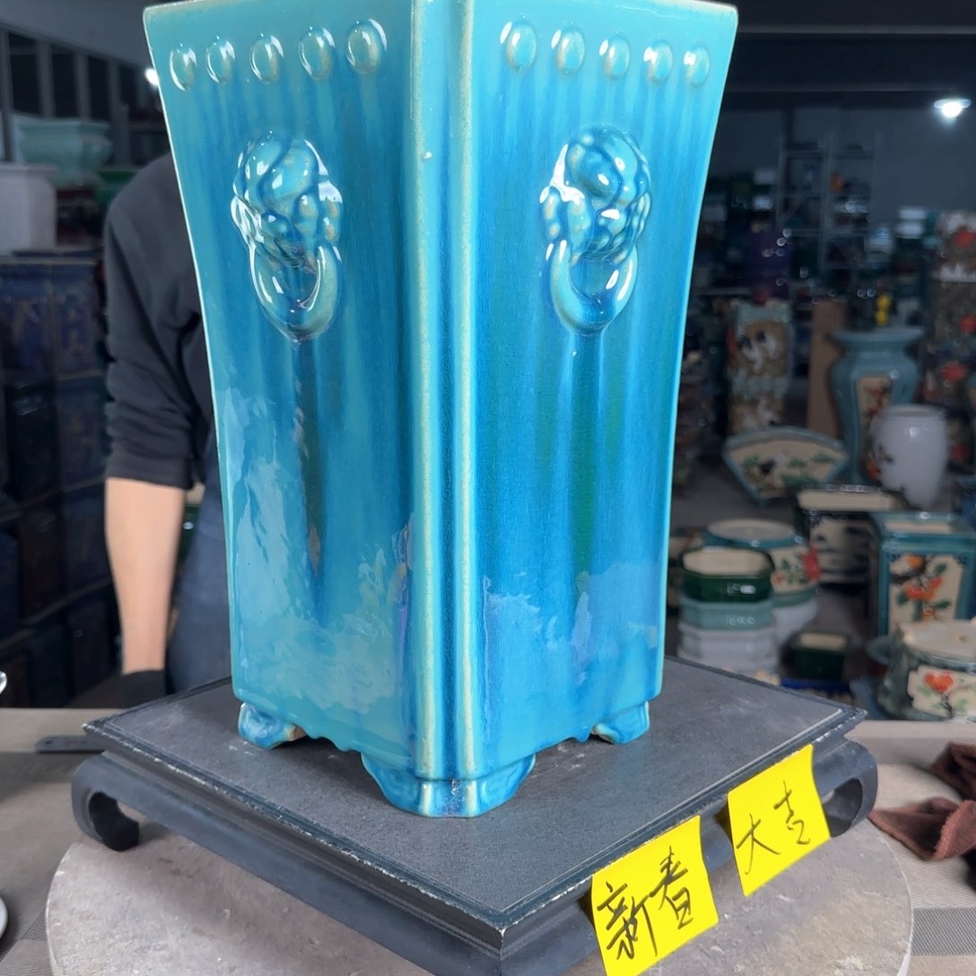 一风堂石湾花盆。微瑕