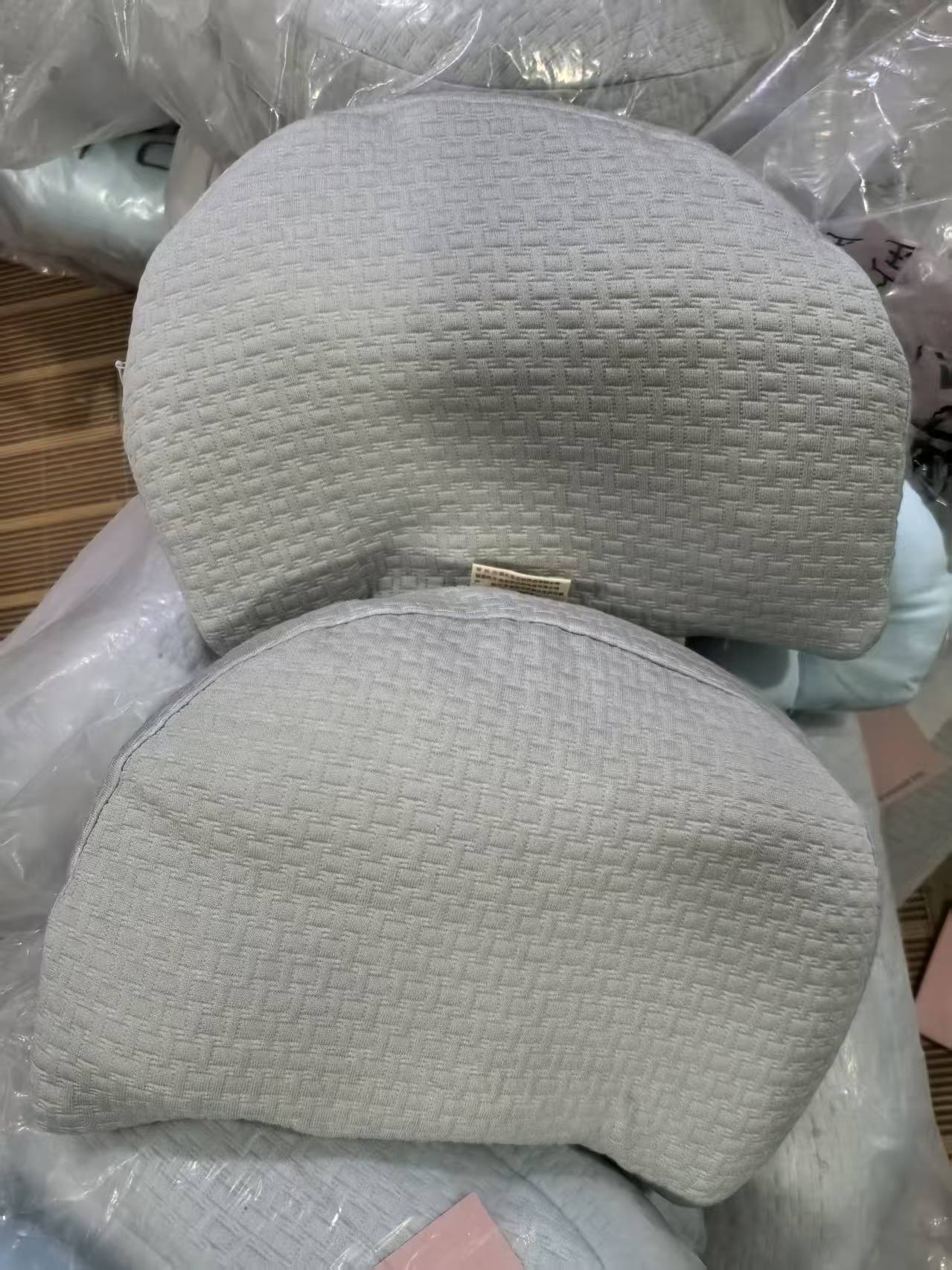 《厚广家》3楼25×28灰色竹纤维乳胶碎多功能母 婴枕2件套 发1套 