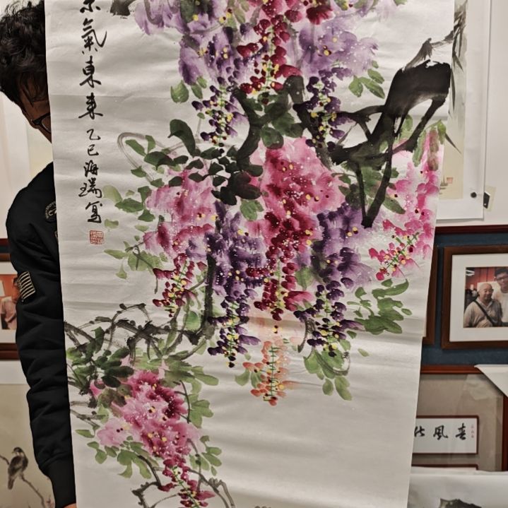 国画贾海瑞老师现场定制