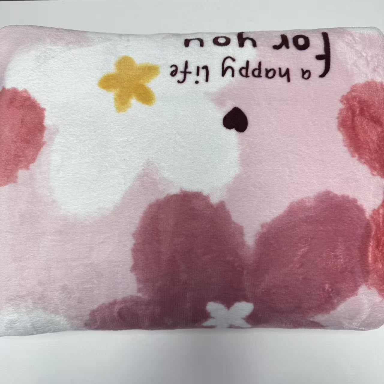 小清新200*230cm绒被套花颜花语