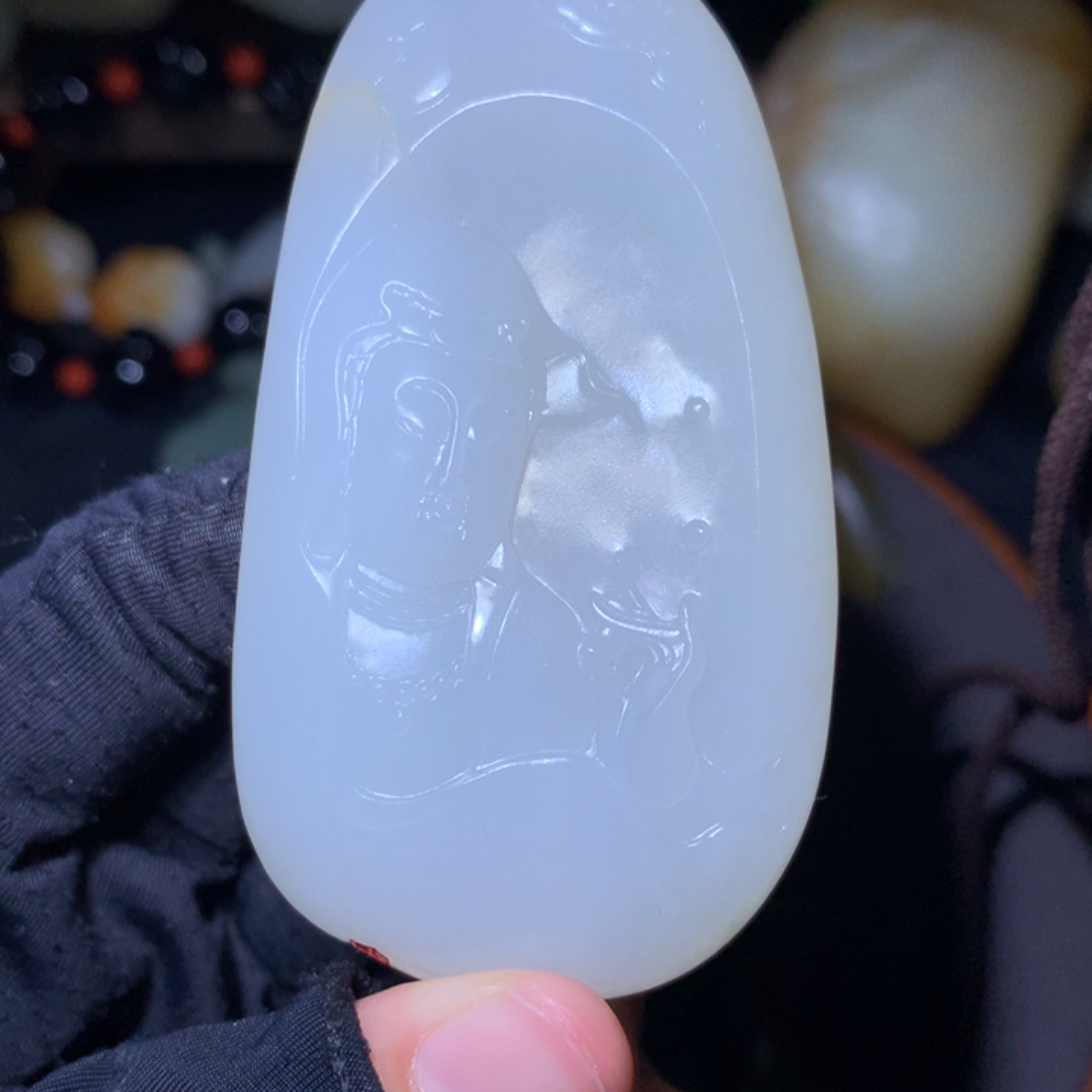 平***途和田玉未镶嵌挂件