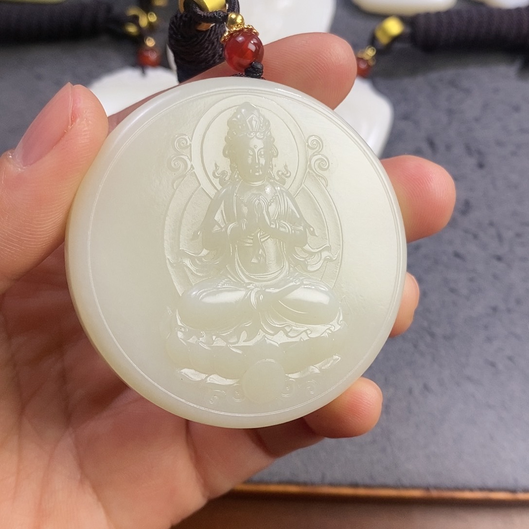 颈饰未镶嵌和田玉小****输