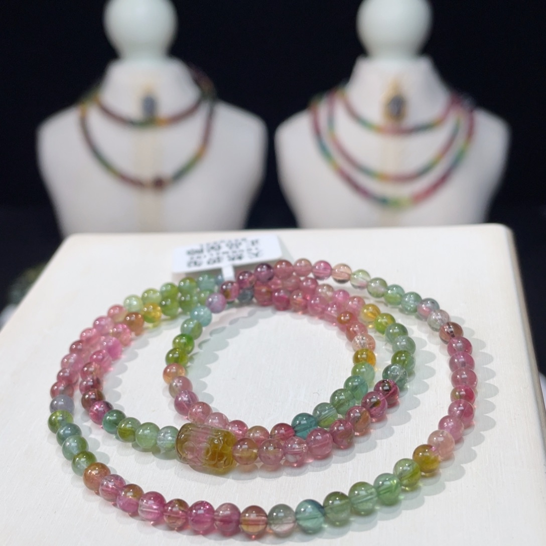 手串未镶嵌碧玺4.3mm±