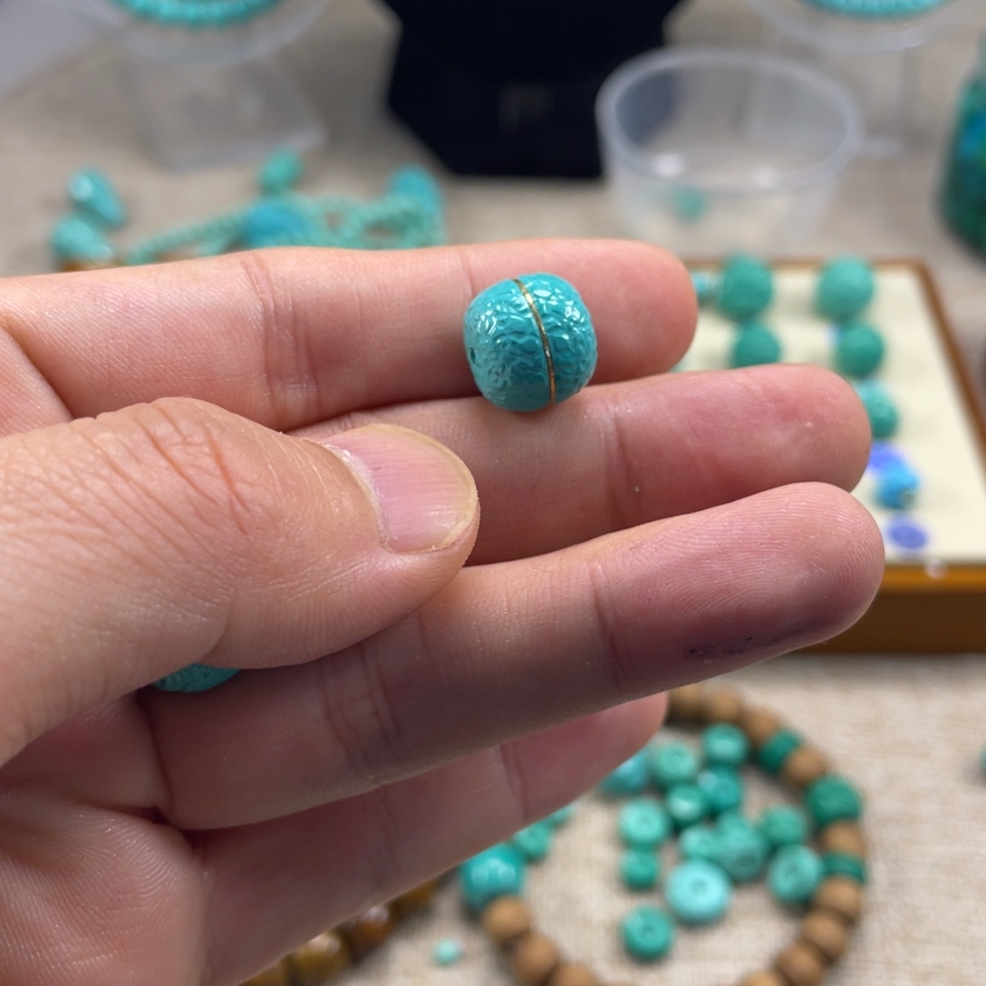 原生态湖北矿小配饰，直径12