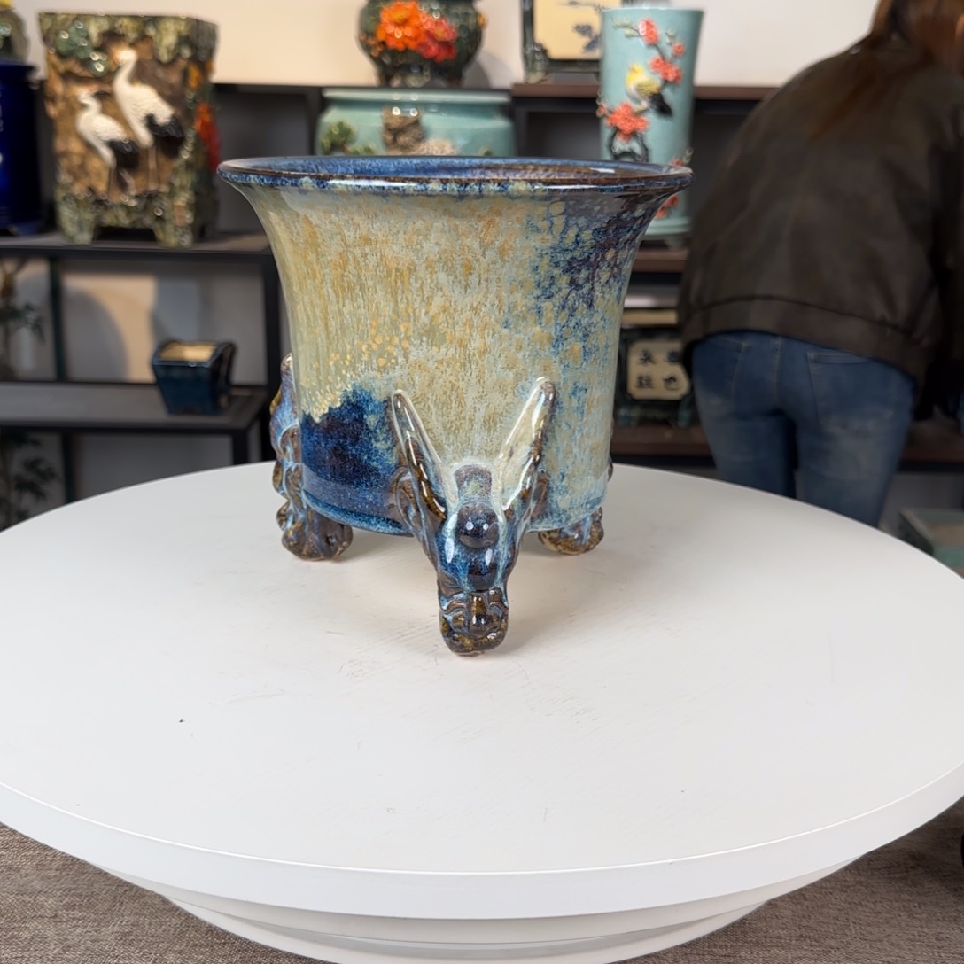 陶一风堂石湾盆。