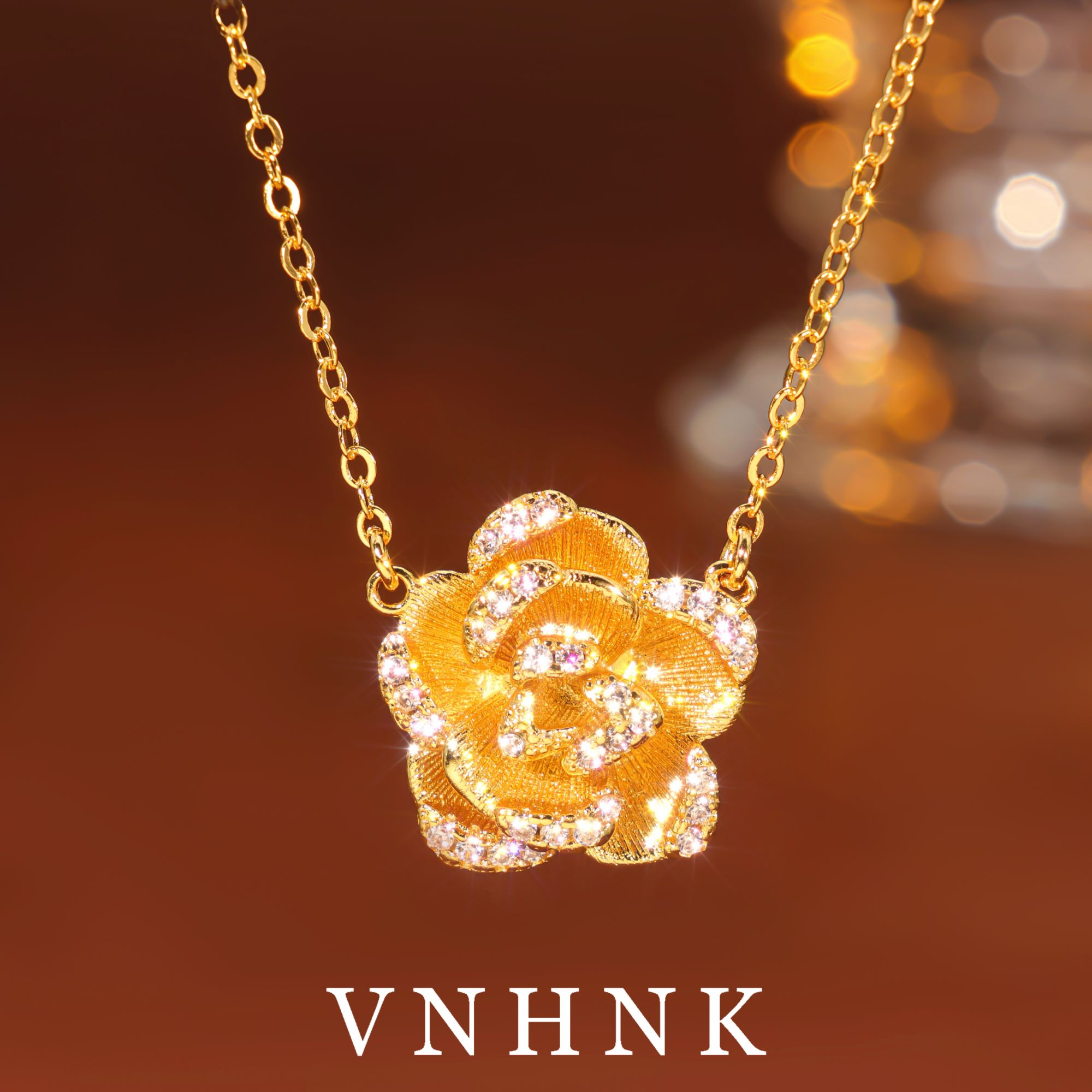 铜合金项链 美可儿  C379  金色(47cm)时尚气质百搭项链预售