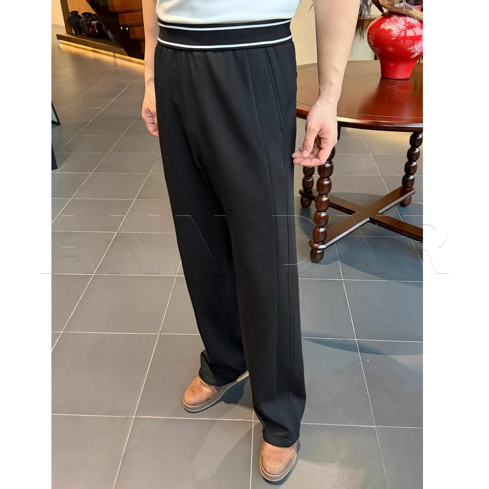 ANN DNR 「Scuba2.0暖冬」冬季蓄热锁温加绒柔软直筒休闲裤KL12569