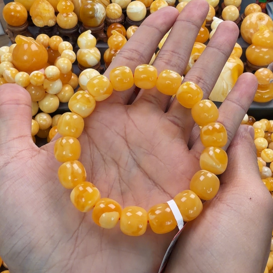 琥珀未镶嵌珠宝奇石13mm同料