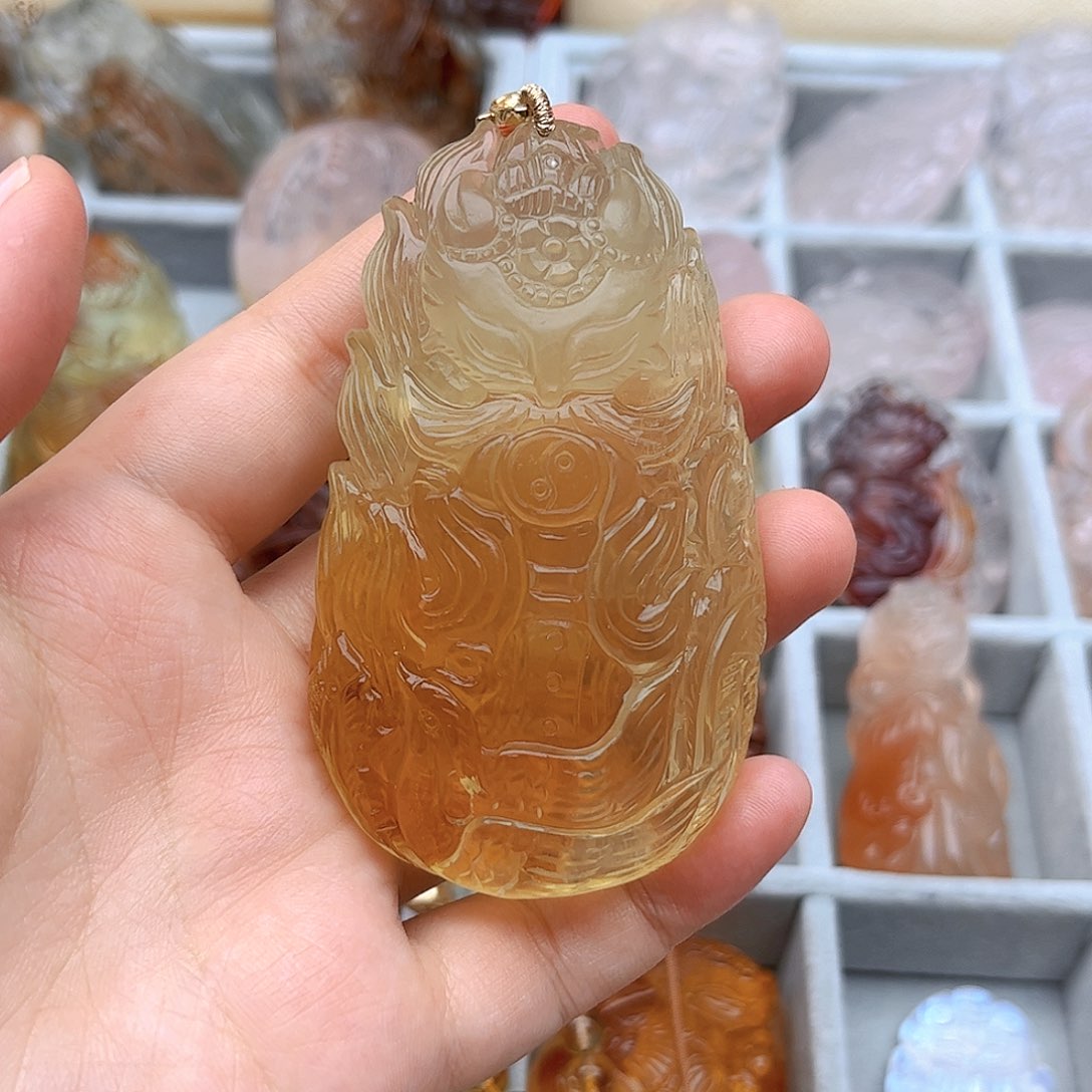 水晶吊坠(不含链)未镶嵌