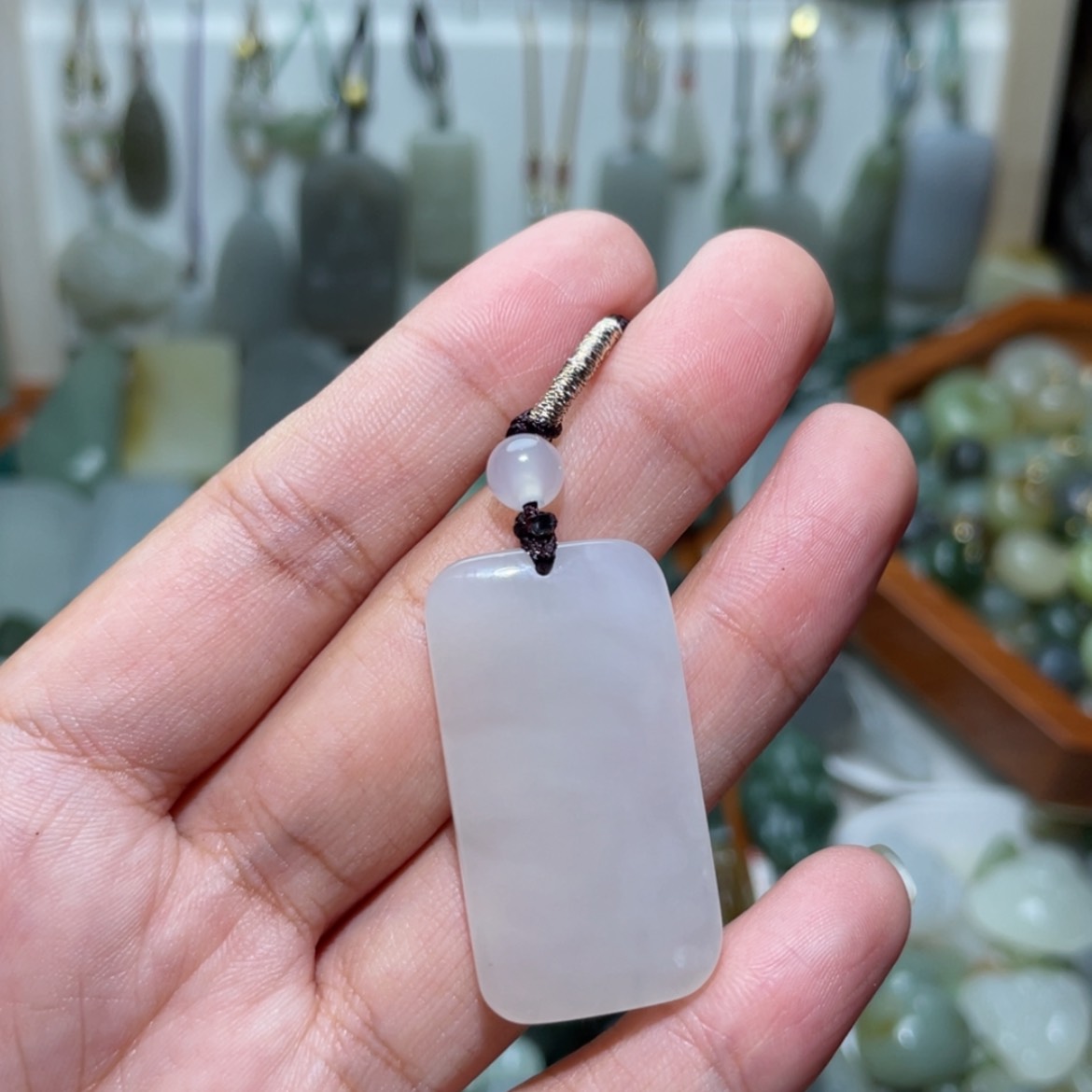 【闪购商品】和田玉颈饰未镶嵌拍之前联系主播看货有棉结构