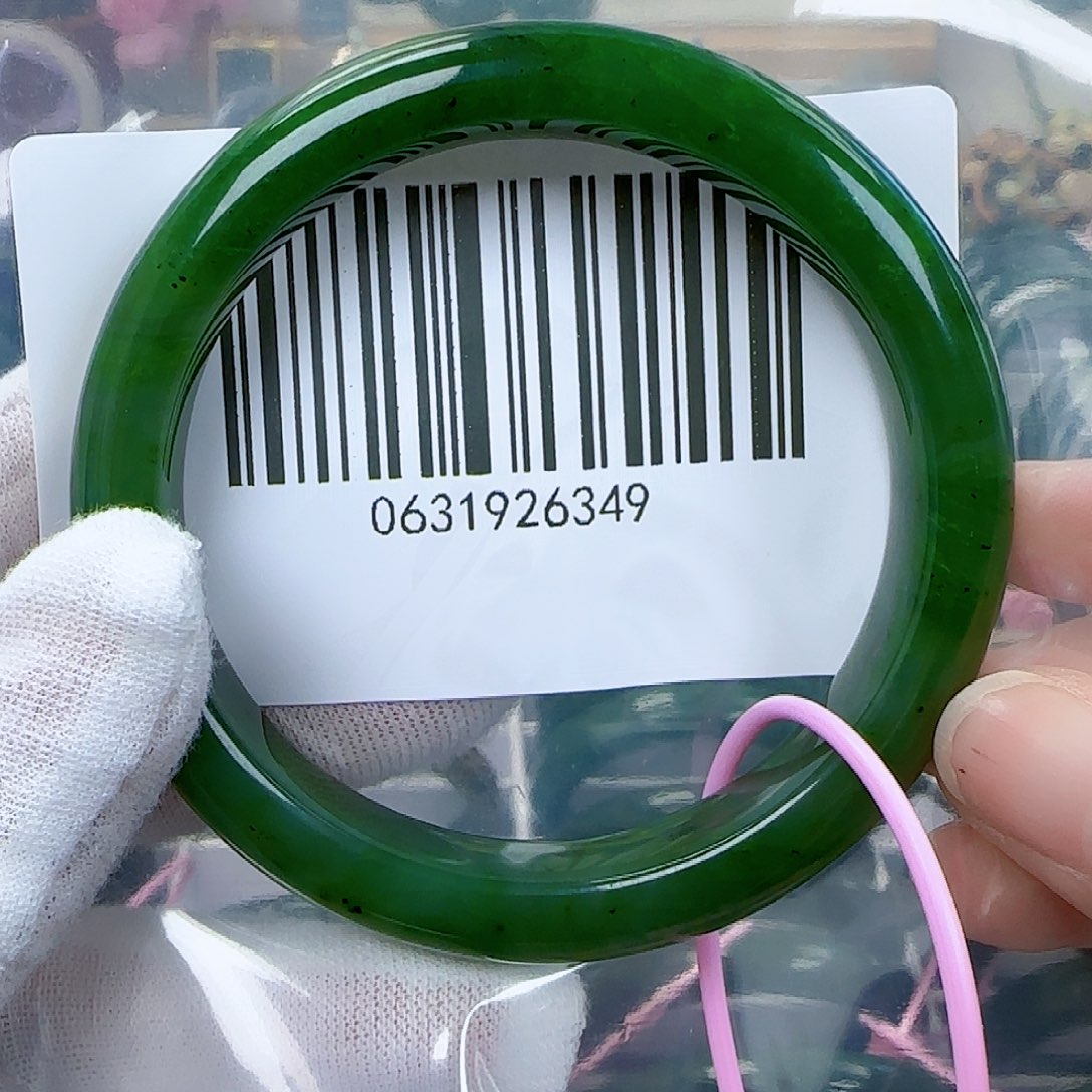 和田玉（碧玉）手镯未镶嵌5859