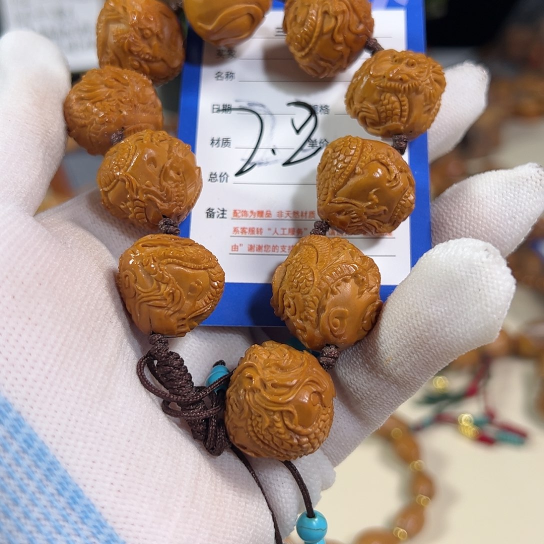 橄榄核手串/手链橄榄核雕刻手工艺品