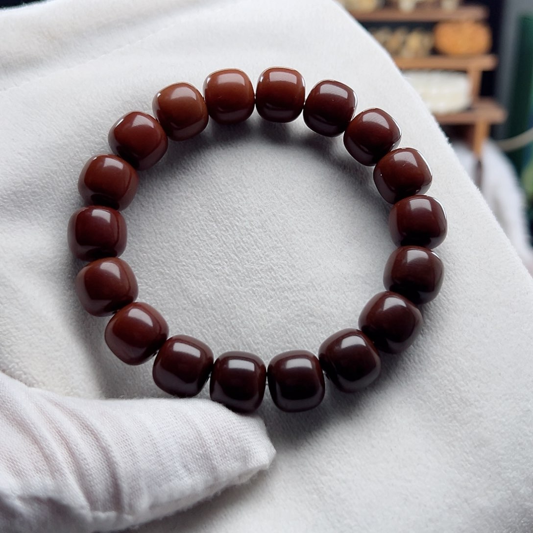 菩提根/象牙果手串苍*'卡13 干磨风化老料S30