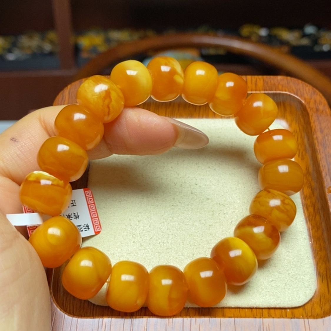 【闪购商品】蜜蜡手链未镶嵌手串