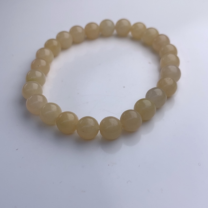 翡翠手串未镶嵌7.6mm！