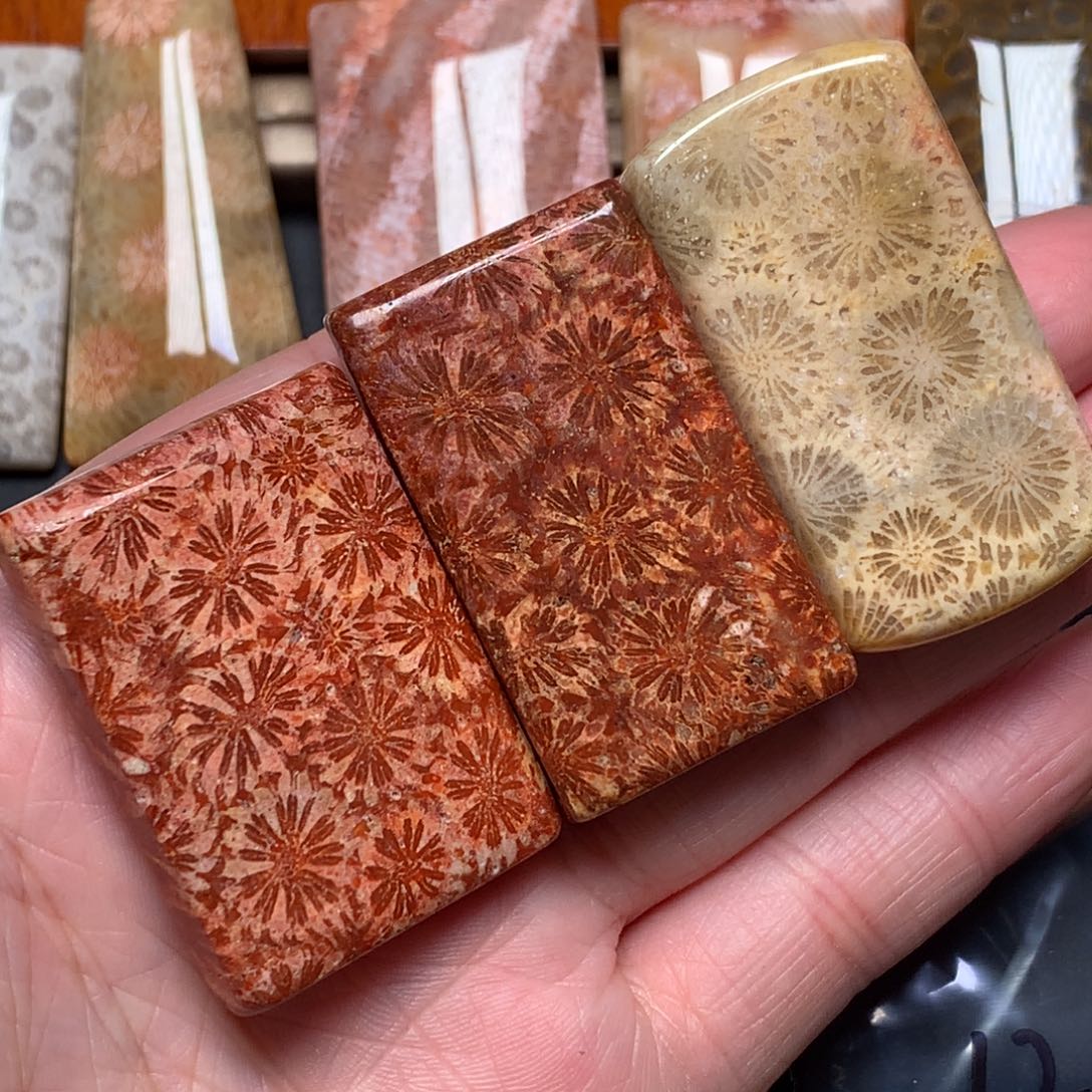 北***风硅化玉未镶嵌吊坠无事牌手排平安扣