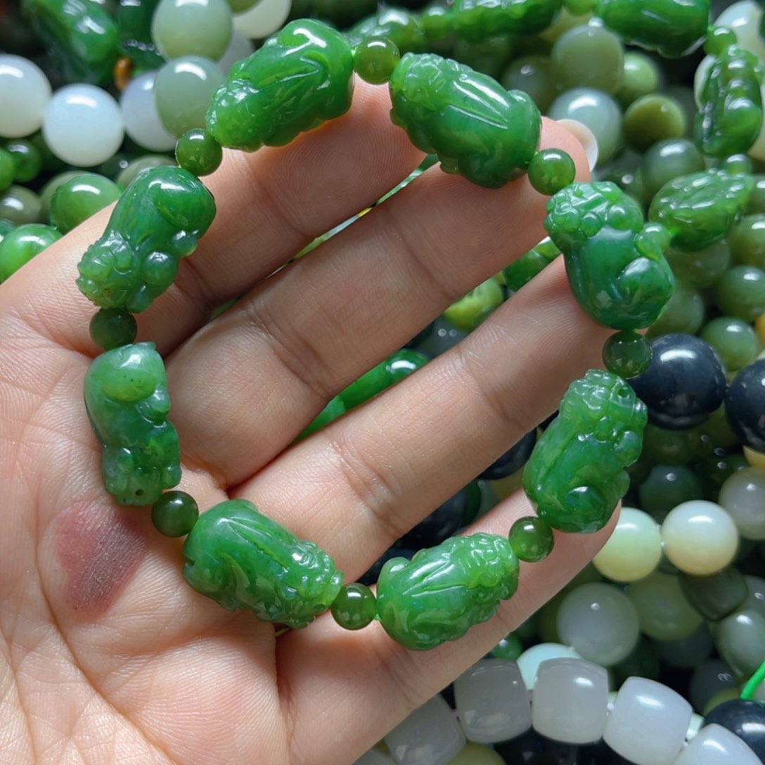 和田玉手链未镶嵌