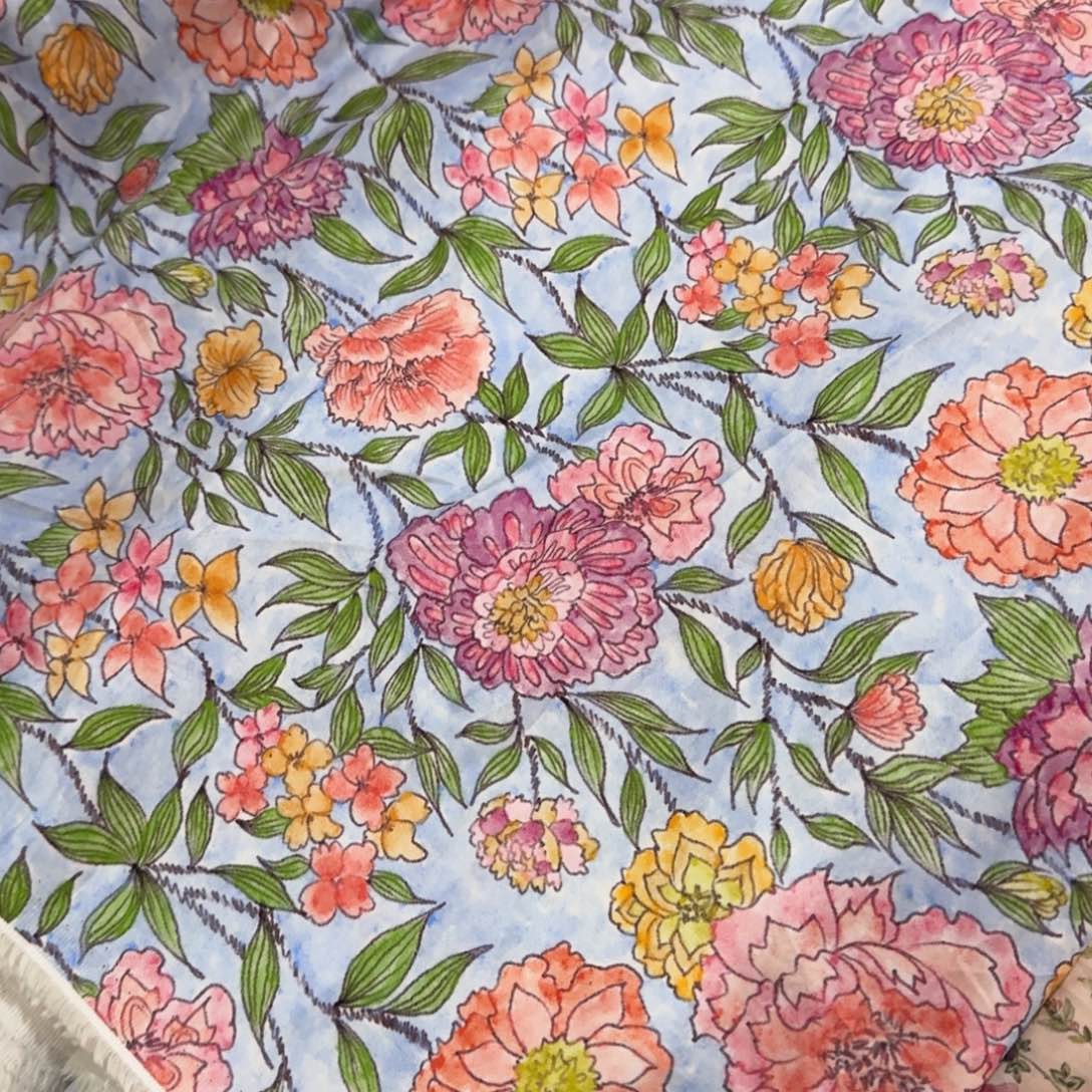 棉纯棉60支加密贡缎1米价X1.5米宽D