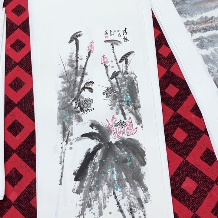 国画纯手绘国画34/100国画