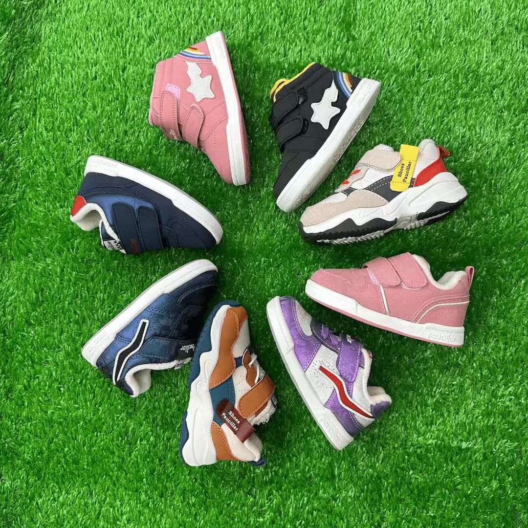 【050-082】秋冬新款稳步舒适防滑儿童男女宝时尚百搭学步鞋