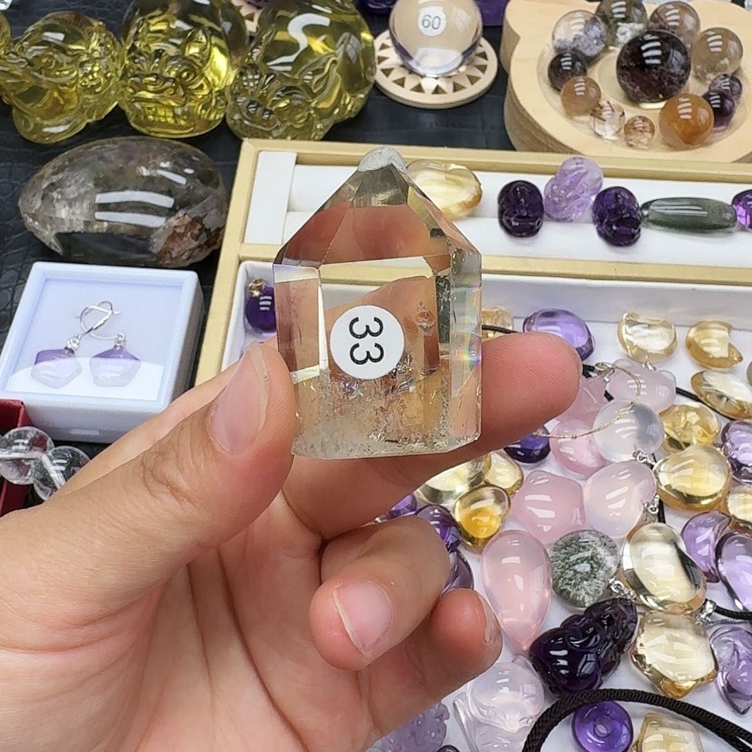 水晶珠宝半成品未镶嵌