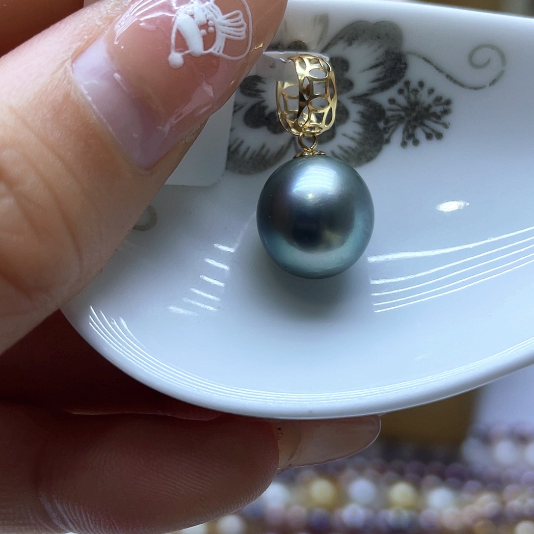 海水珍珠颈饰18K金镶嵌