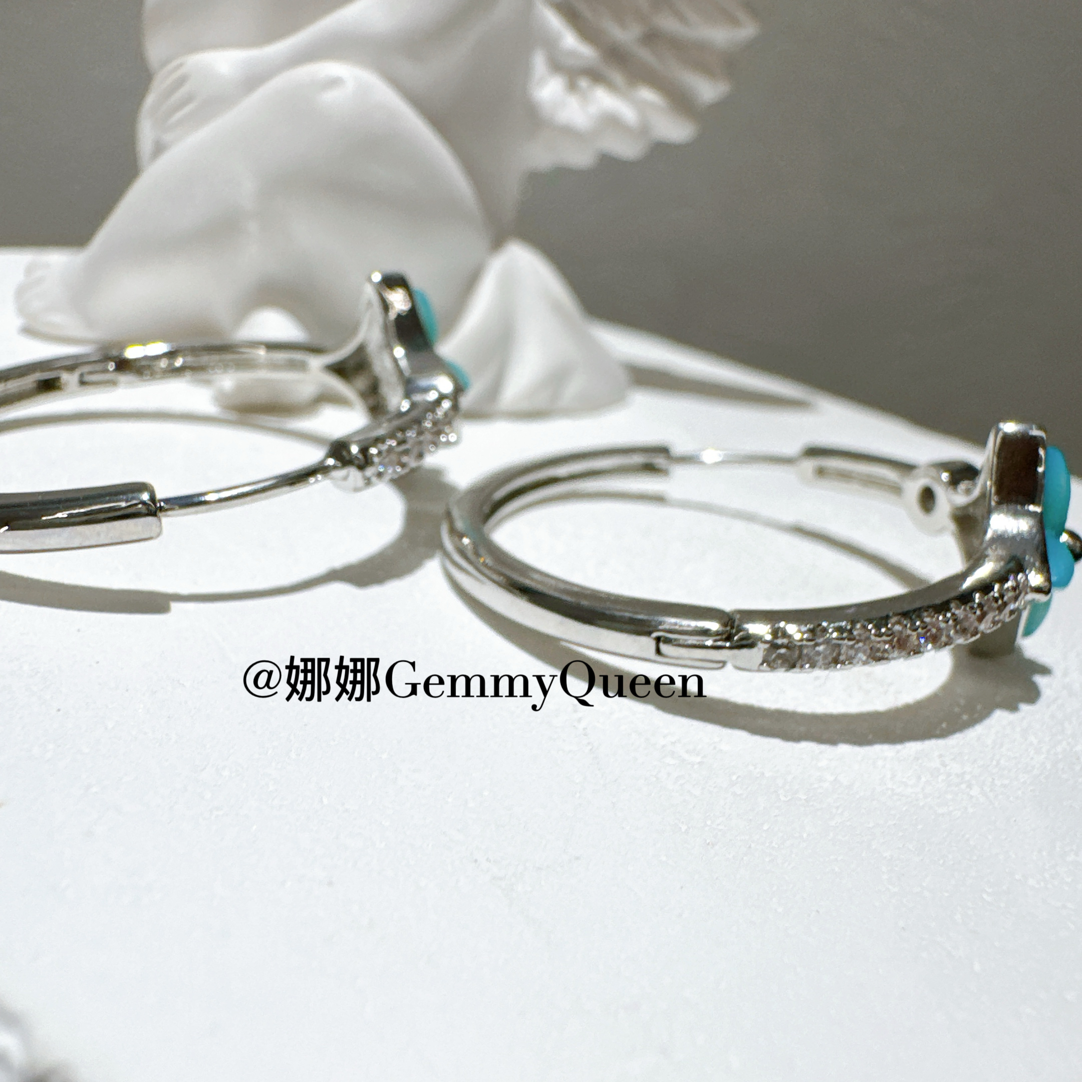 铜合金合成锆石耳饰 娜娜GemmyQueen耳环GQ06657