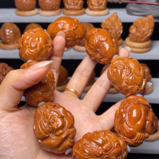 吊坠橄榄核横财手持3.2八颗