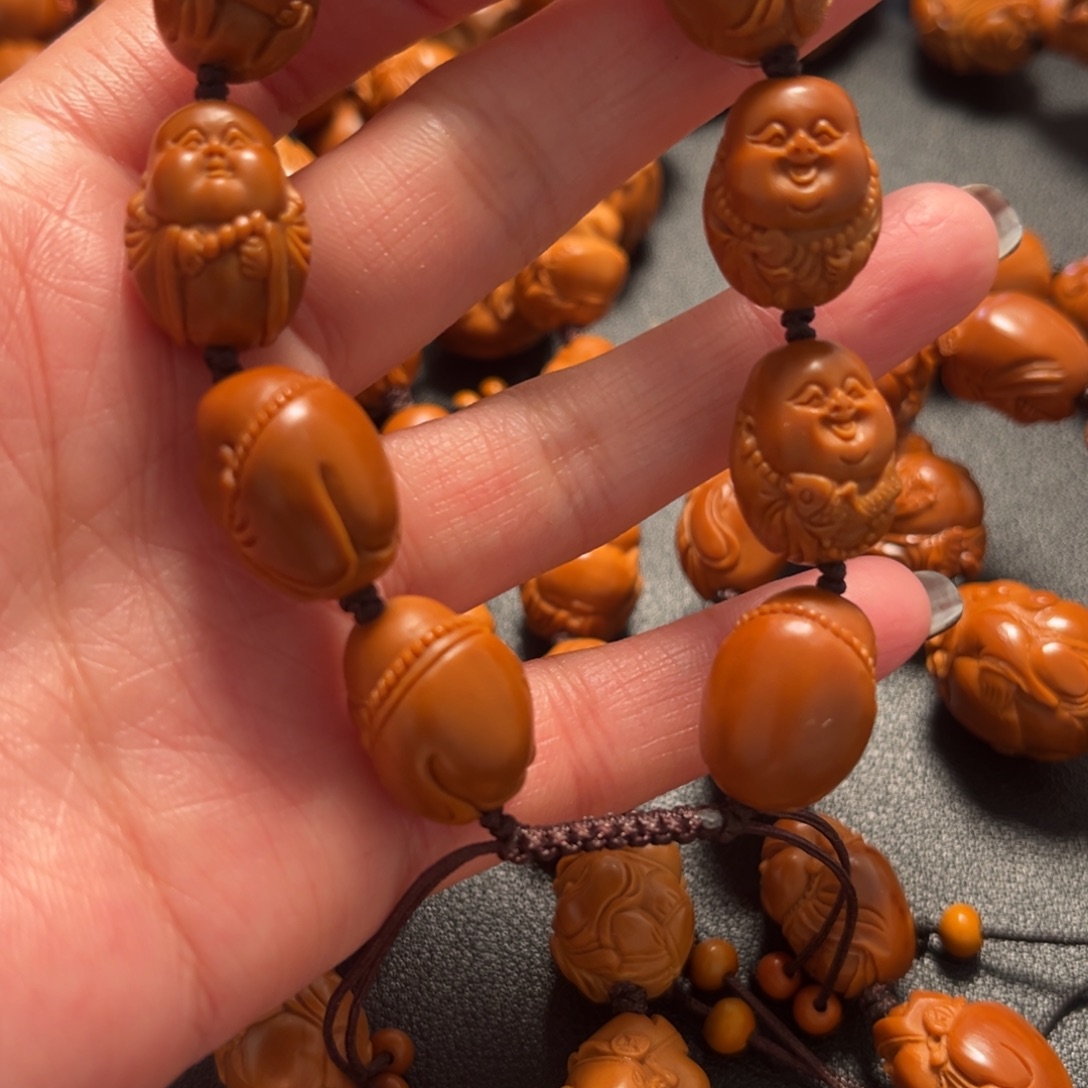 静***心橄榄核吊坠米勒145