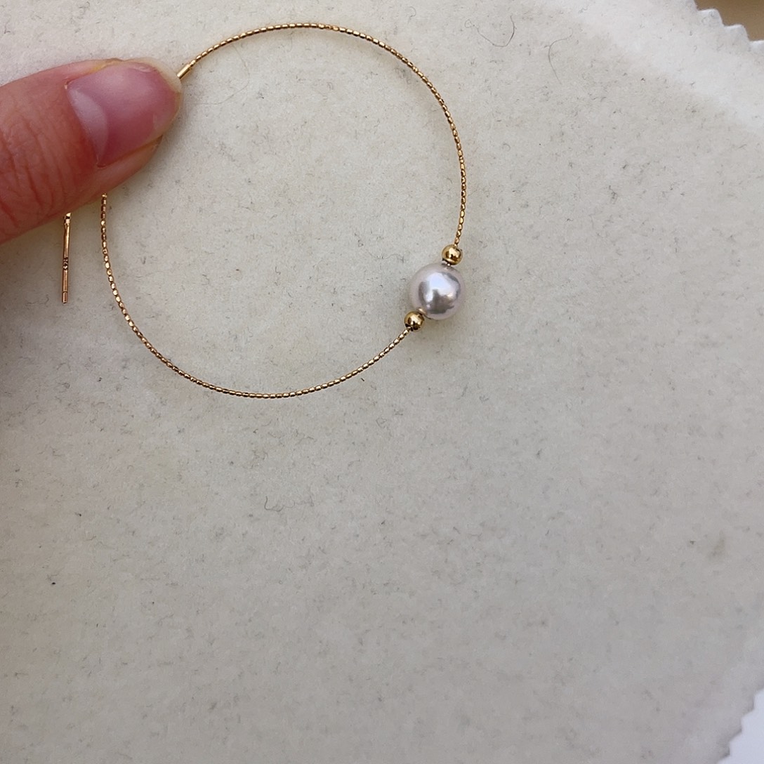 耳饰未镶嵌海水珍珠