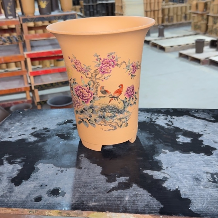 紫砂花盆 高度25口径20