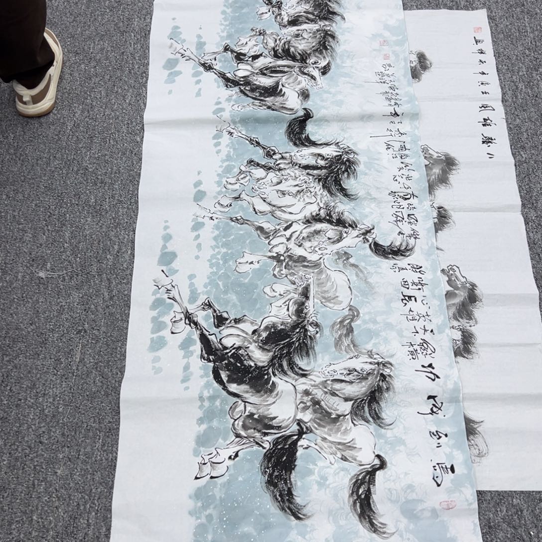 国画纯手绘字画宣纸