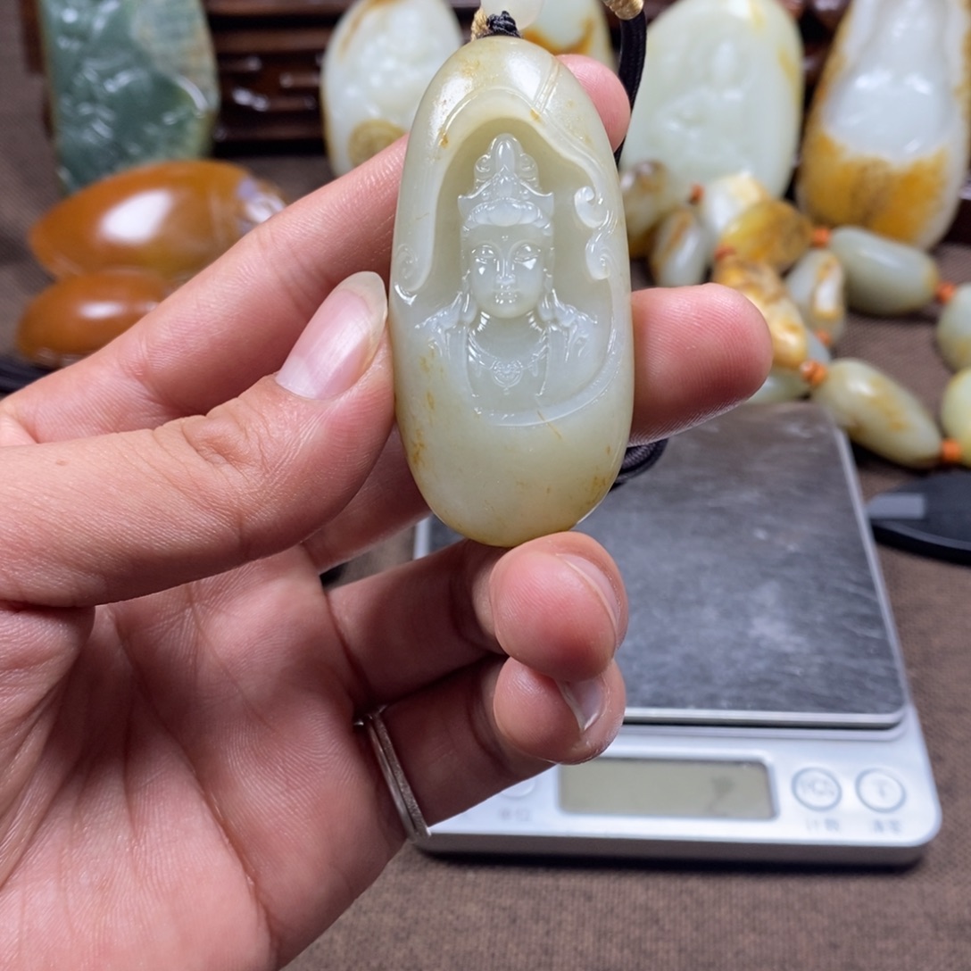 长***哥和田玉未镶嵌挂件