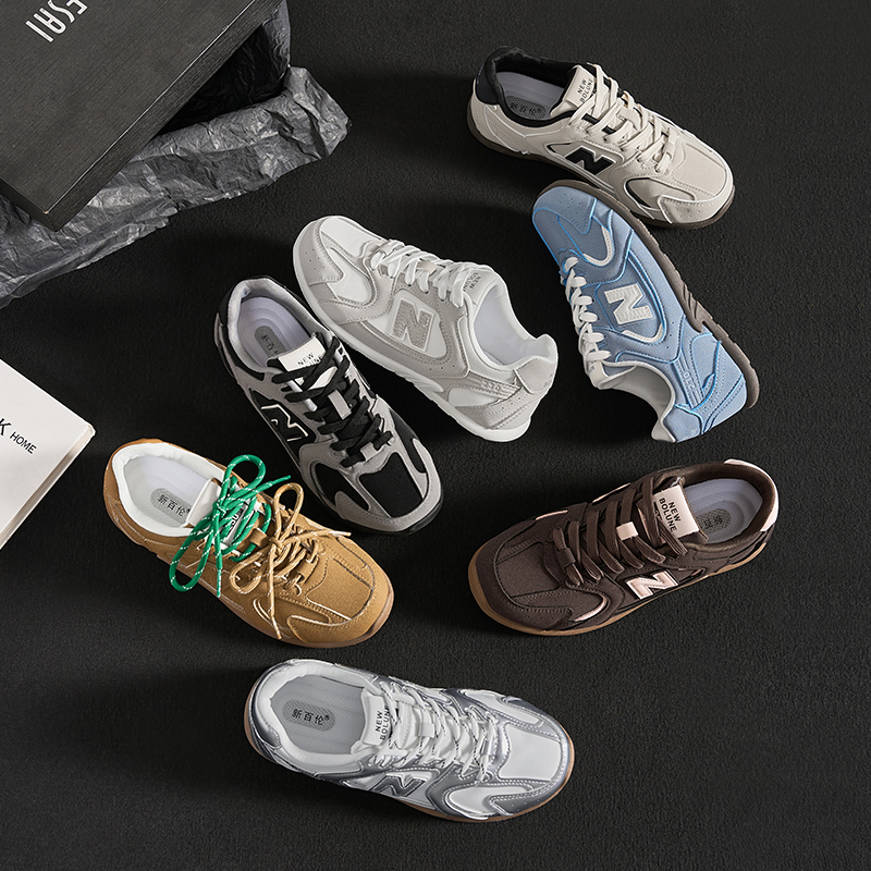 新百伦冬款230时尚女四季低帮男百搭防滑增高情侣运动休闲运动鞋