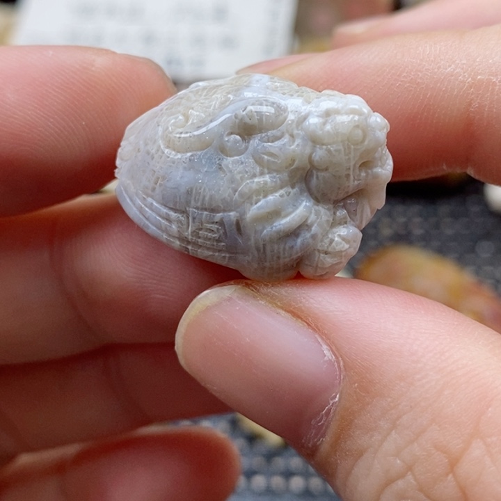 硅化珊瑚（珊瑚玉）颈饰未镶嵌