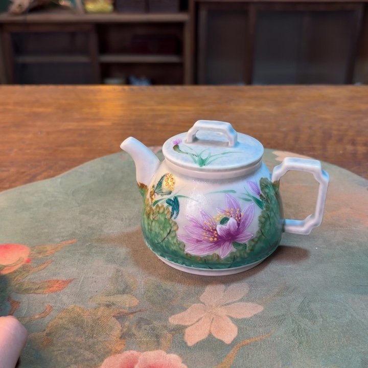 柴烧纯手工手绘陶瓷