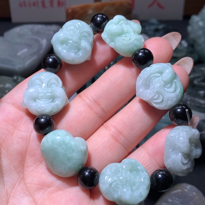 翡翠未镶嵌颈饰保真天然A货翡翠