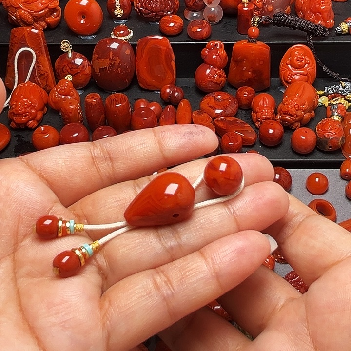 l***n南红玛瑙未镶嵌配饰套餐