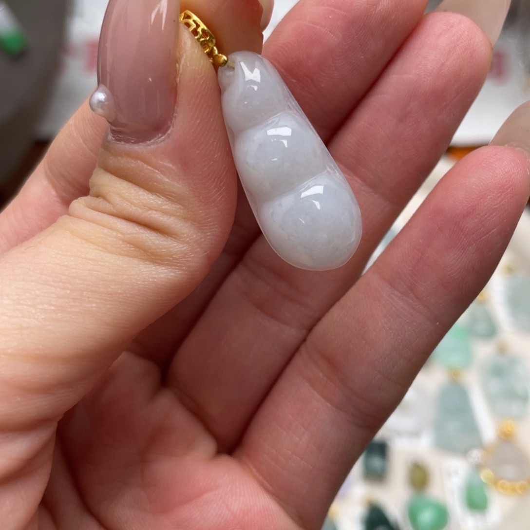 翡翠银S925镶嵌颈饰