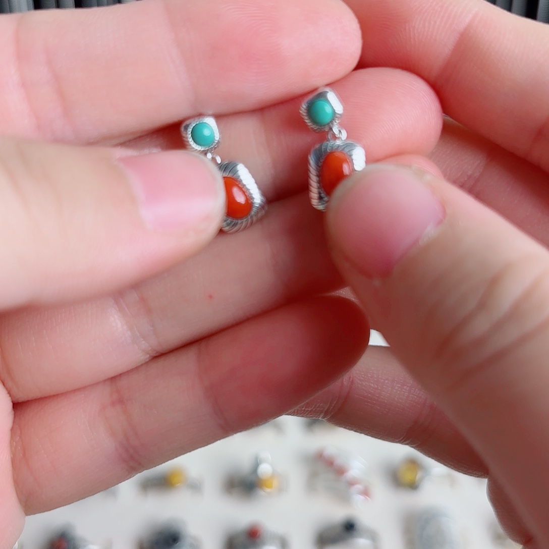 925银925纯银耳钉